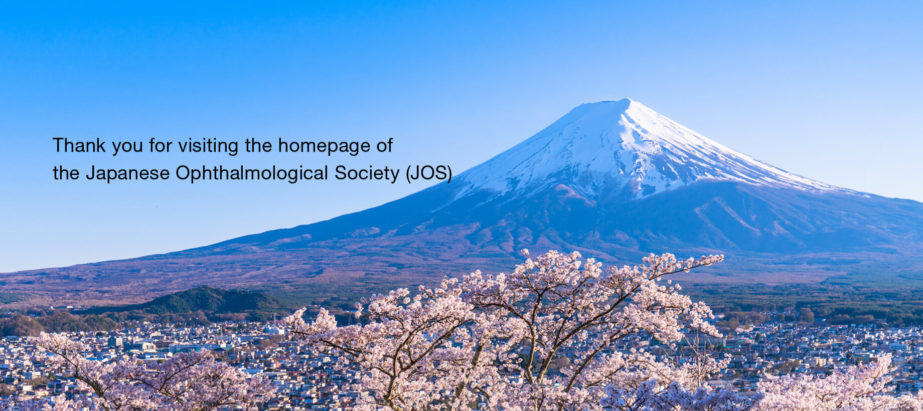 Thank you for visiting the homepage of the Japanese Ophthalmological Society(JOS)